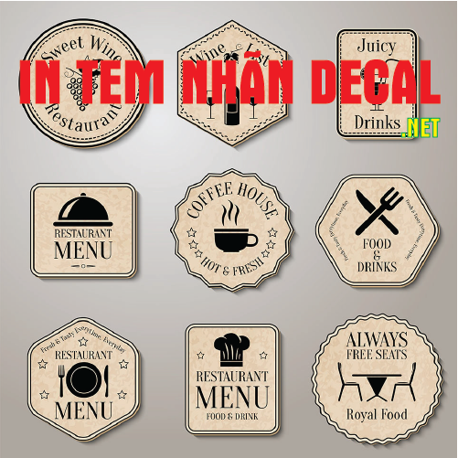 In tem decal giấy Karft giá rẻ tại Bình Thạnh, TPHCM