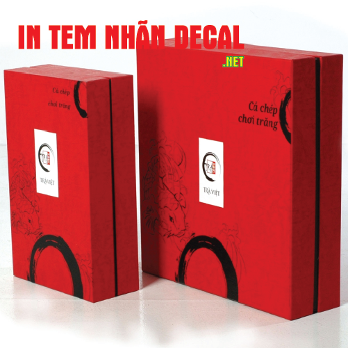 Công ty Kiến An Phát nhận in decal giấy dán hộp quà nhiều màu sắc