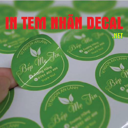 Nhận in decal giấy giá rẻ chất lượng 