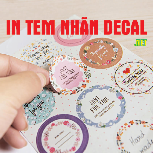 Tổng quan in decal giấy cho hàng hóa