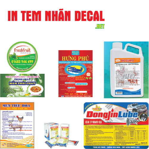 Công ty Kiến An Phát in decal giấy giá rẻ nhất thị trường