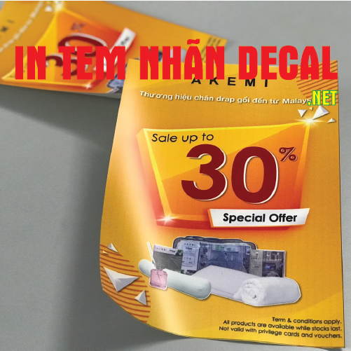 In Poster quảng cáo trong các ngành công thương nghiệp