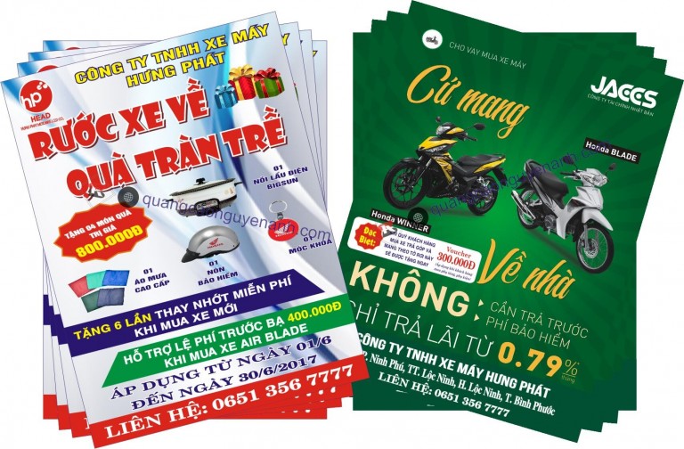 Tiêu chuẩn in tờ rơi tphcm đẹp