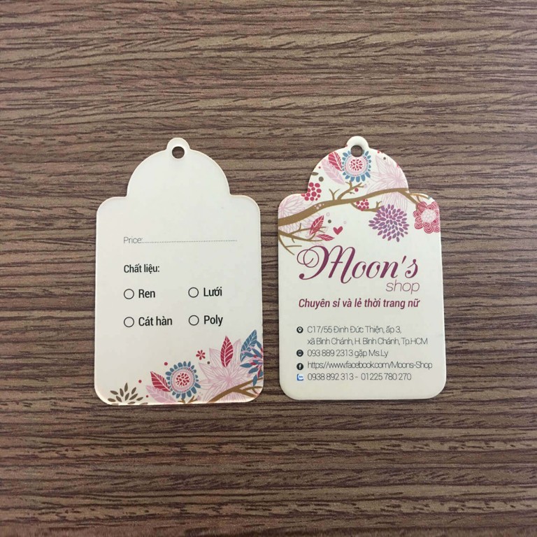 Chất liệu để in tag treo giá rẻ
