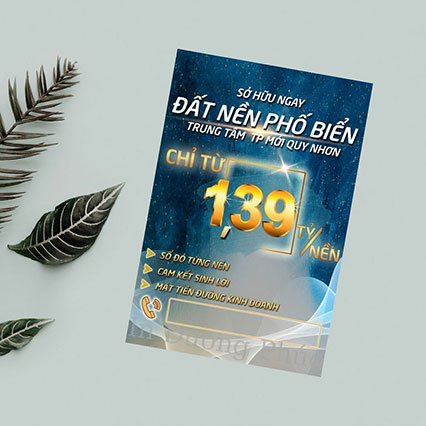 Thiết kế in tờ rơi - Chi phí thấp hiệu quả cao