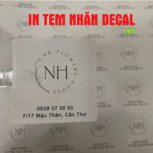 In decal dán sản phẩm: Giải pháp chất lượng và phù hợp với nhu cầu